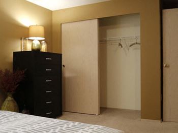 Ample closet and storage space
